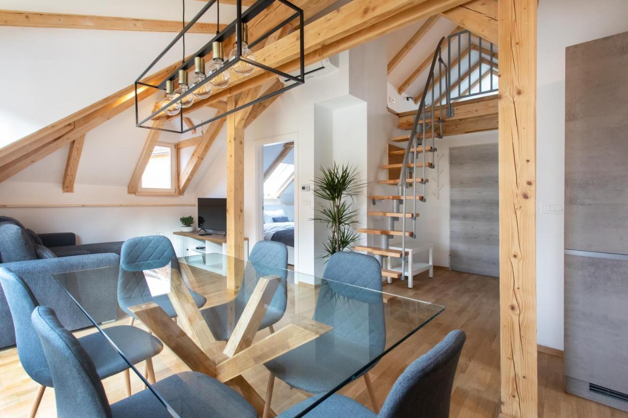 Bright & Spacious Loft In The Heart Of Old Town Ljubljana Bagian luar foto