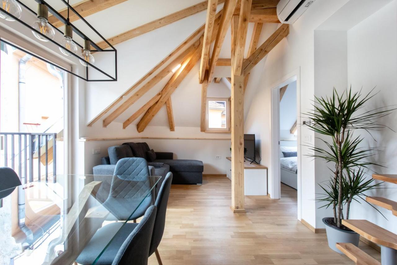 Bright & Spacious Loft In The Heart Of Old Town Ljubljana Bagian luar foto