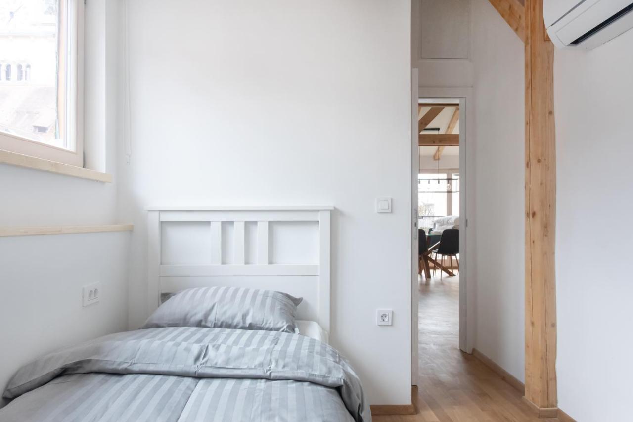 Bright & Spacious Loft In The Heart Of Old Town Ljubljana Bagian luar foto