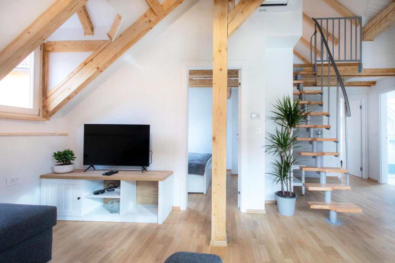 Bright & Spacious Loft In The Heart Of Old Town Ljubljana Bagian luar foto